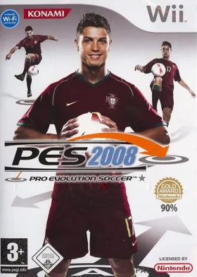 Pro Evolution Soccer 2008 box cover front